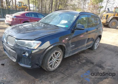 2015 BMW X3 xDrive28D z USA, uszkodzony, nr VIN 5UXWY3C56F0F83681